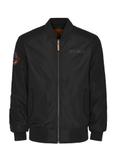 Czarna kurtka bomberka męska TOP GUN KURMT-0352-99(W24)