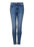 Granatowe spodnie jeansowe damskie JEADT-0010-69(Z24)