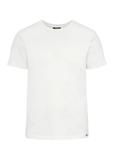 Biały bawełniany t-shirt męski TSHMT-0108-11(Z25)
