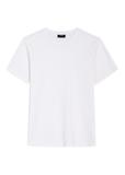 Biały T-shirt męski TSHMT-0120-0B(W26)