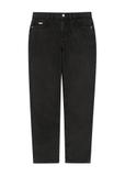 Czarne spodnie jeansowe damskie JEADT-0011-99(W26)