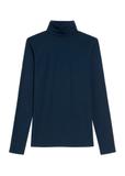 Granatowa bluzka damska z golfem LSLDT-0040-68(Z25)