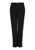 Czarne spodnie jeansowe damskie SPODT-0078-99(W24)