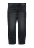 Czarne spodnie jeansowe męskie JEAMT-0022-99(W26)