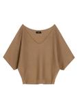 Camelowa bluzka damska BLUDT-0201-1D(W26)