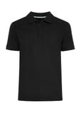 Czarna koszulka polo męska POLMT-0078-99(W25)
