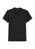 Męska koszulka polo w kolorze czarnym POLMT-0055A-99(W26)