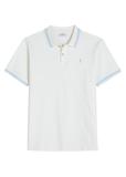 Koszulka polo w kolorze białym POLMT-0090-0B(W26)