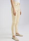 Kremowe spodnie jeansowe damskie JEADT-0005-11(W22)