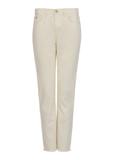 Kremowe spodnie damskie SPODT-0078-12(W24)