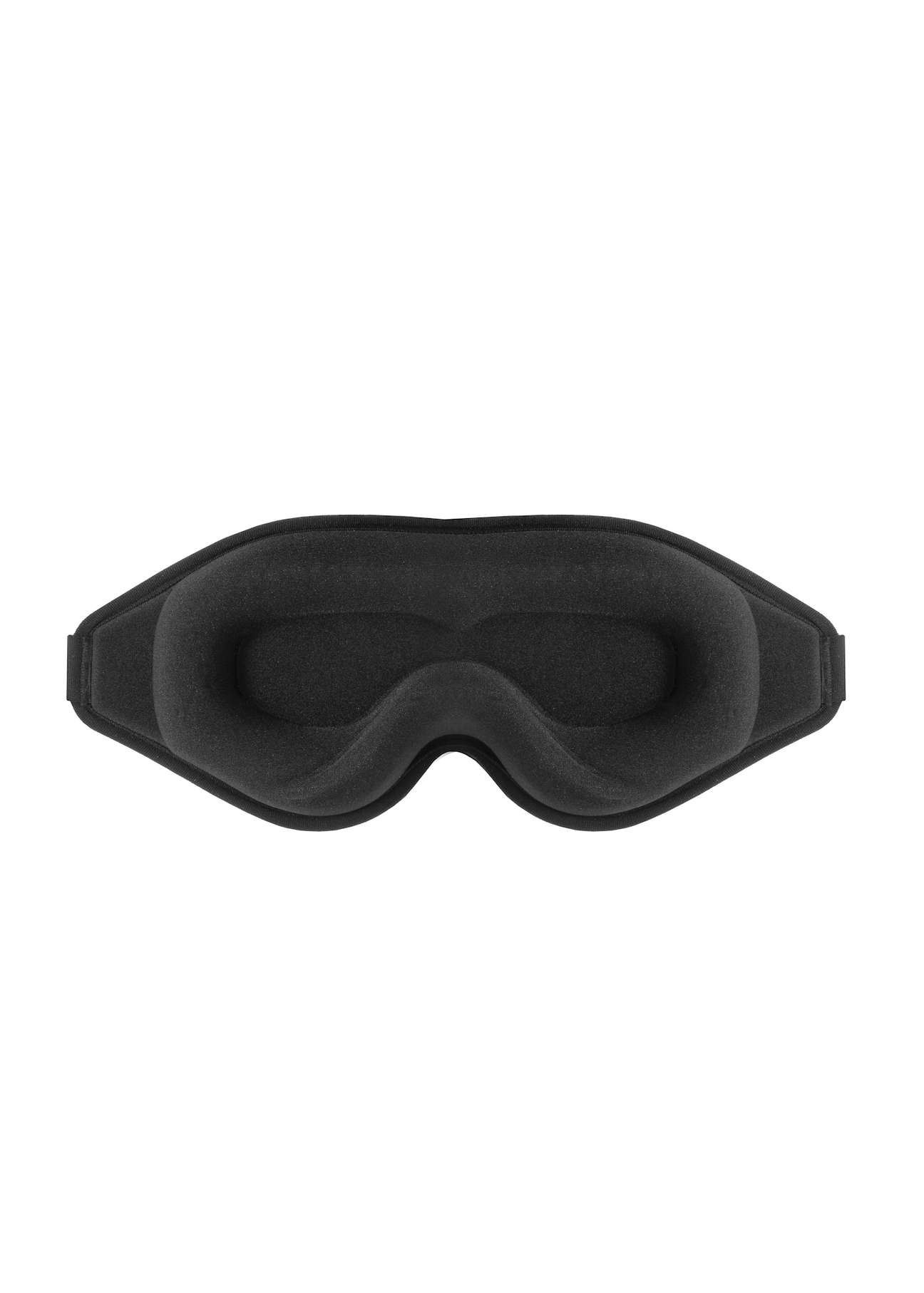 Opaska na oczy w kolorze czarnym AW-017-0001-99(W25), widok produktu z tyłu na białym tle.