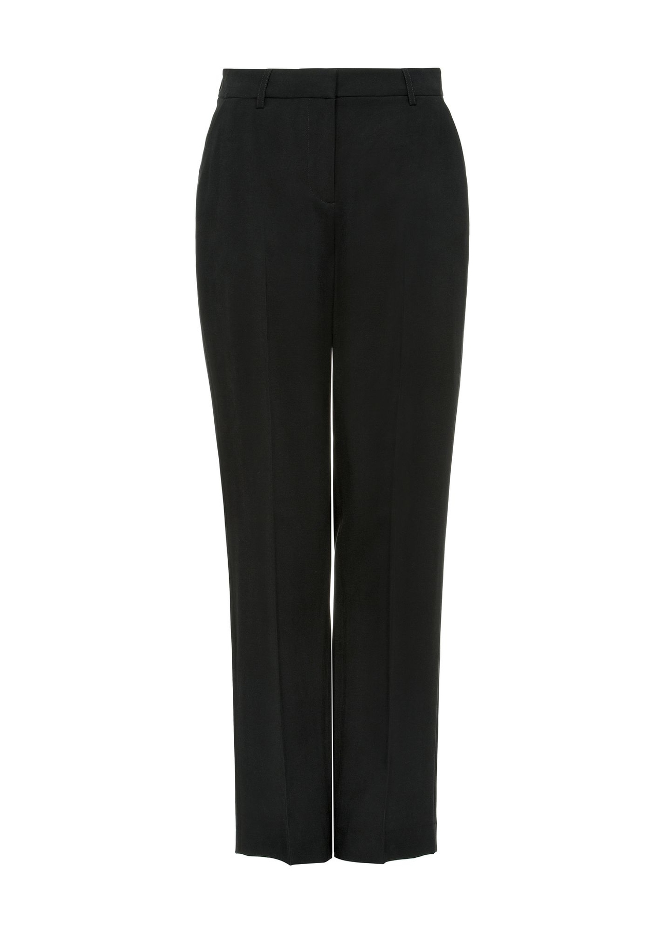 Czarne eleganckie spodnie damskie SPODT-0106-98(W25)-06