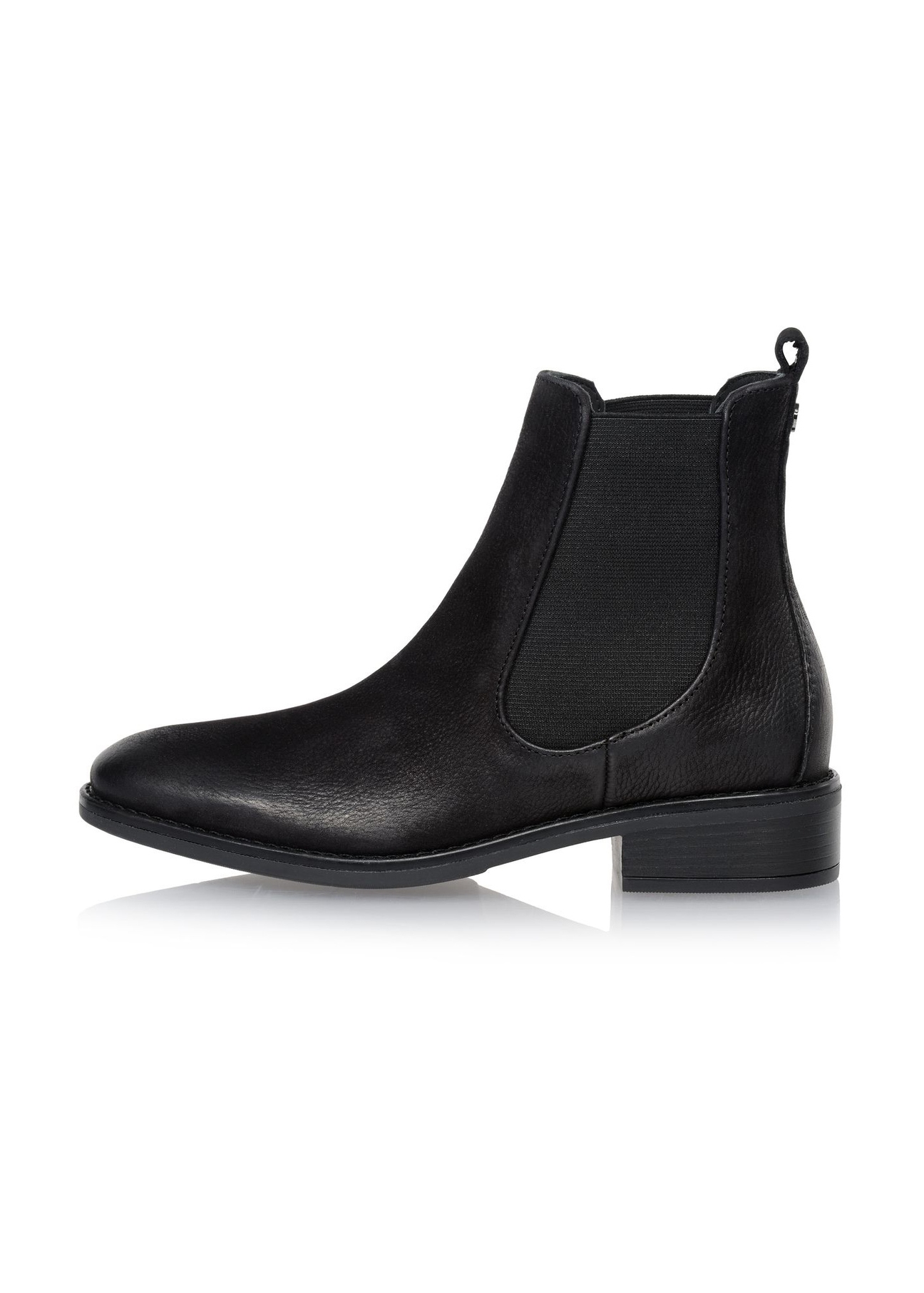 Czarne skórzane buty damskie BUTYD-0936A-98(Z25)