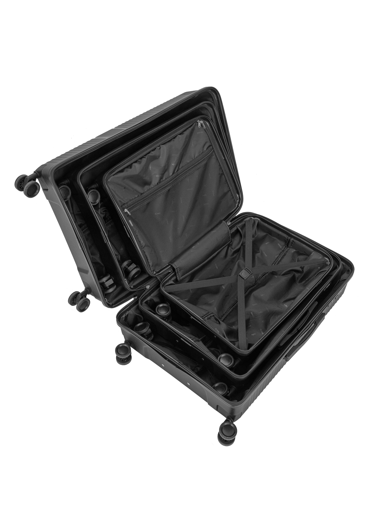 Komplet walizek na kółkach 19"/24"/28" WALPP-0021-99(W24)-11