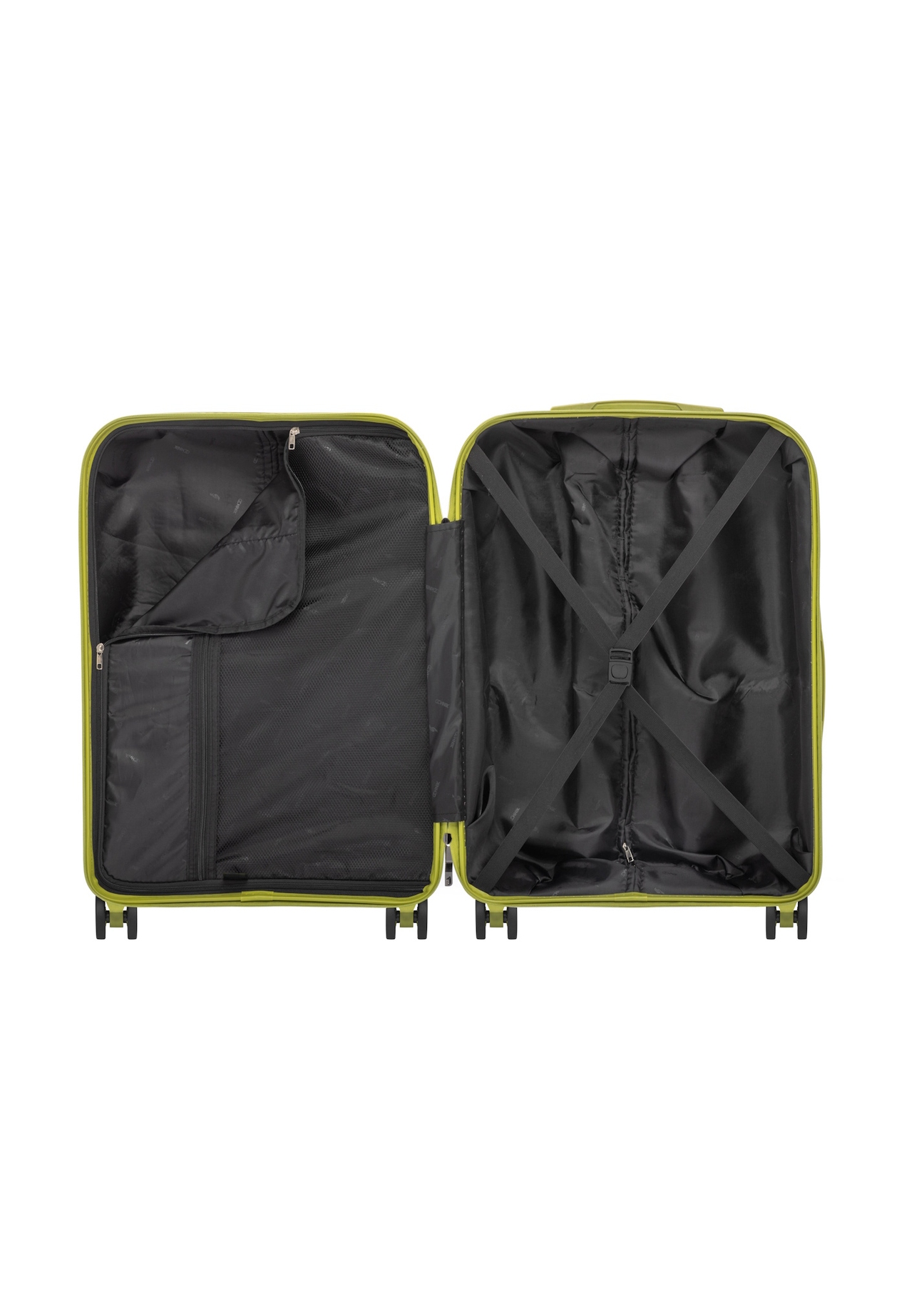 Komplet walizek na kółkach 19"/24"/28" WALPP-0028-8G(W26), widok produktu w środku na białym tle.