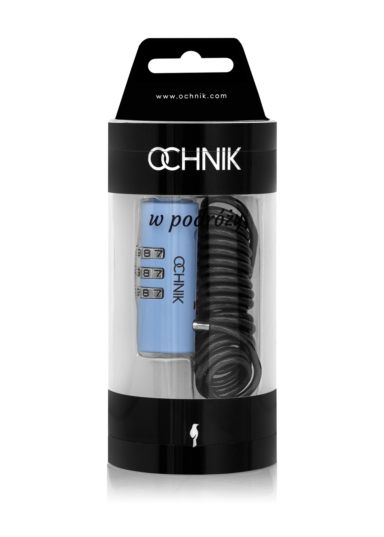 Liliowa kłódka z długą żyłką AW-005-0015-61(W23)-02