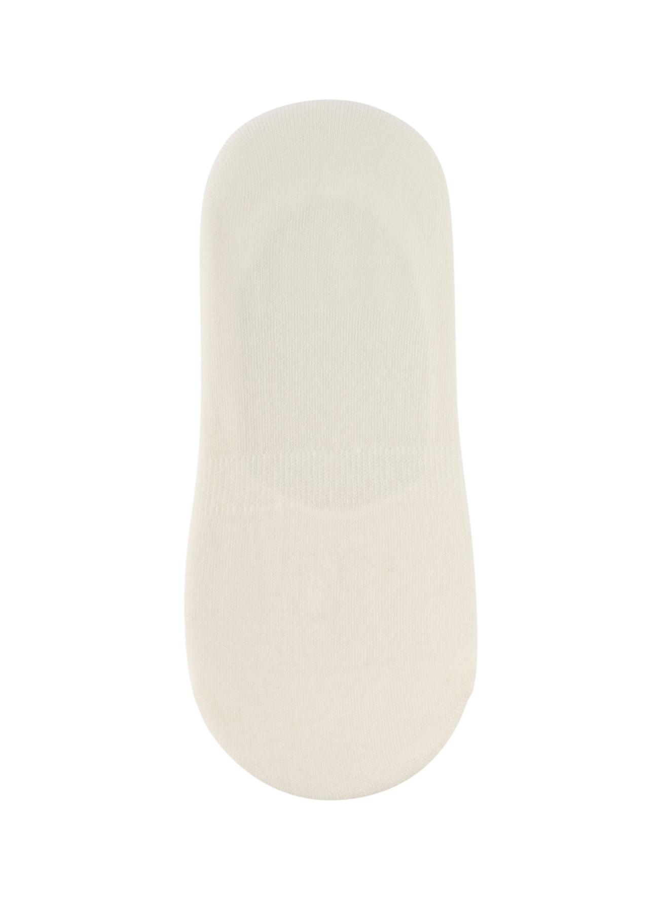 Kremowe stopki damskie SKADT-0052B-0B(W26), widok produktu z tyłu na białym tle.