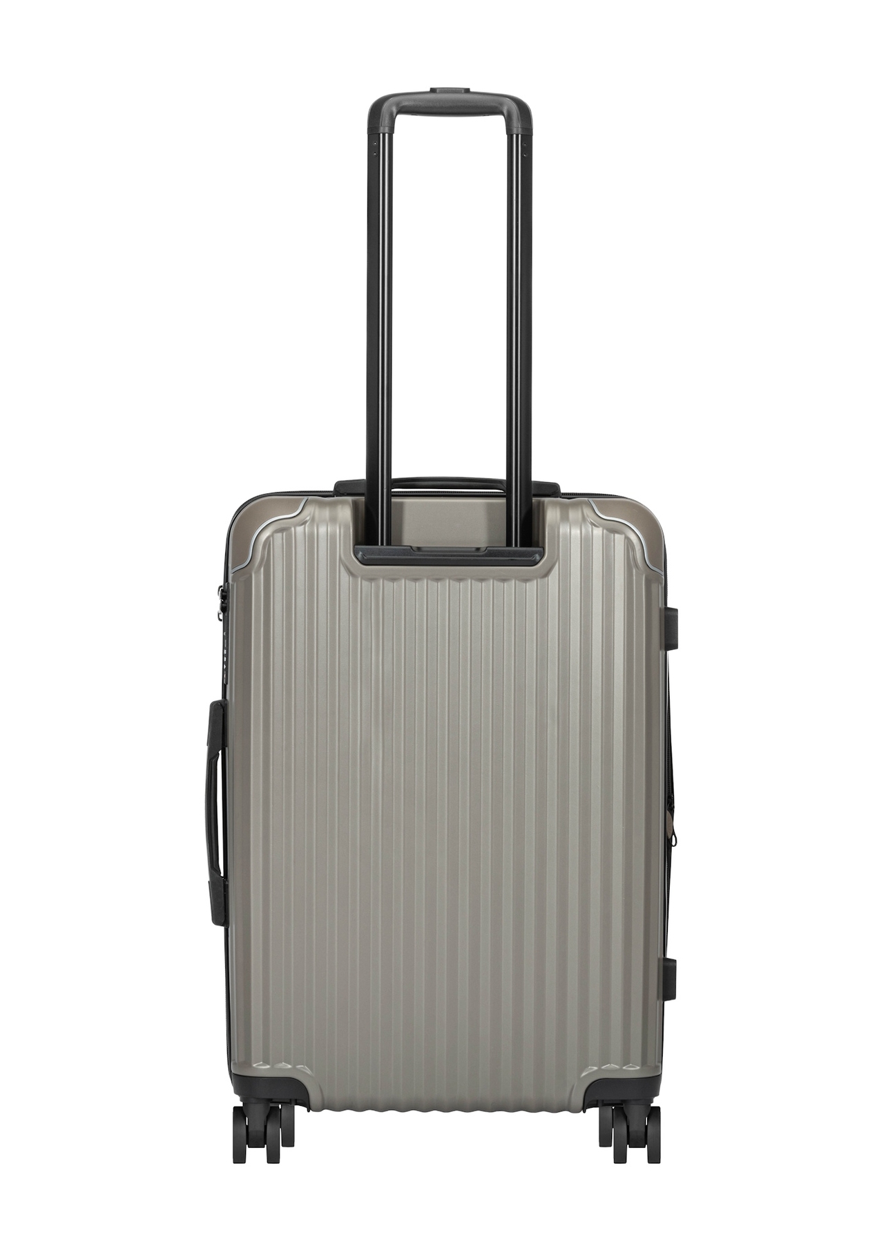 Komplet walizek twardych na kółkach 19"/24"/28" WALAB-0073-2X(W26), widok produktu z tyłu na białym tle.