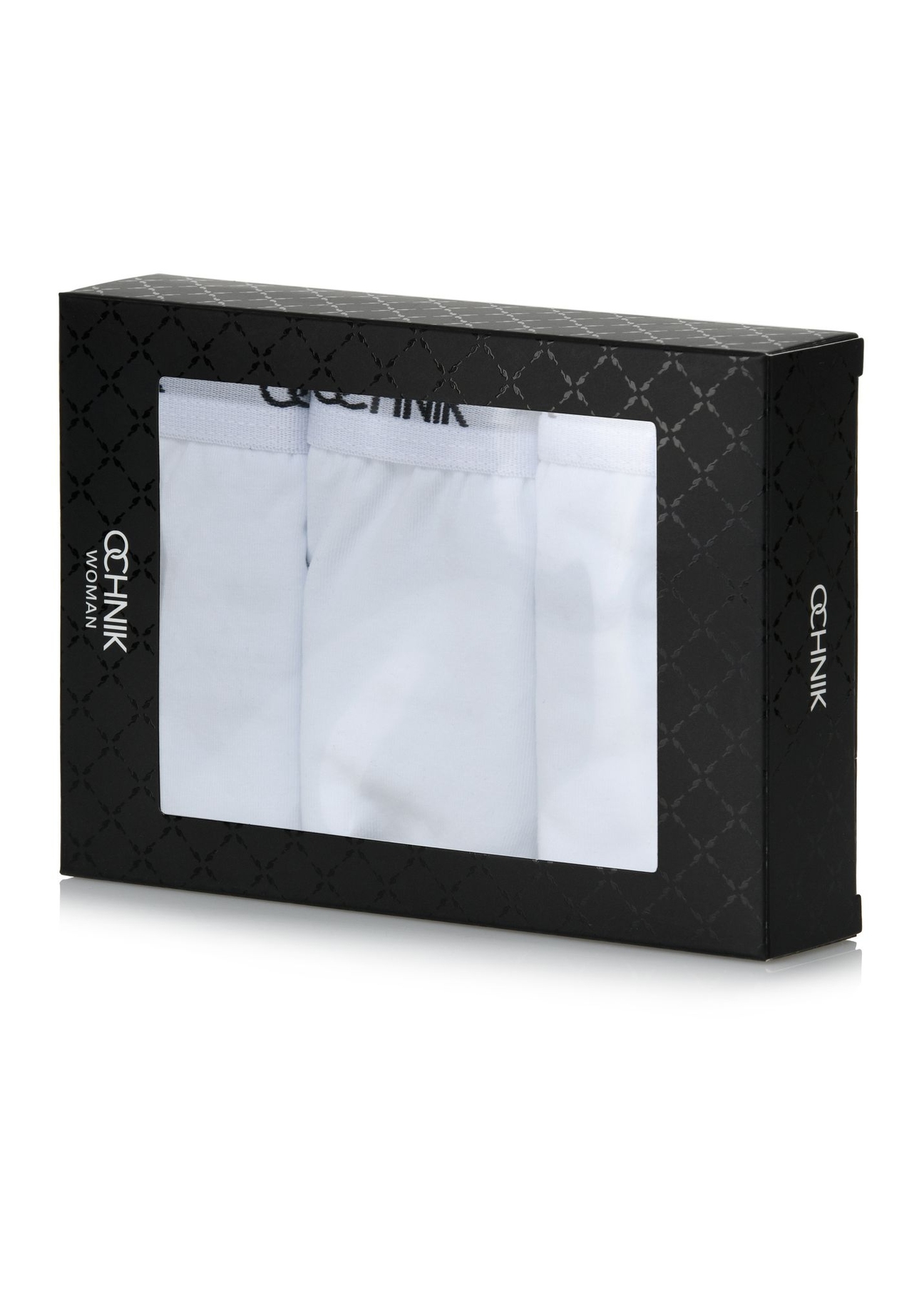 Trójpak białych slipów damskich ZESDS-0002-11(Z24)-03