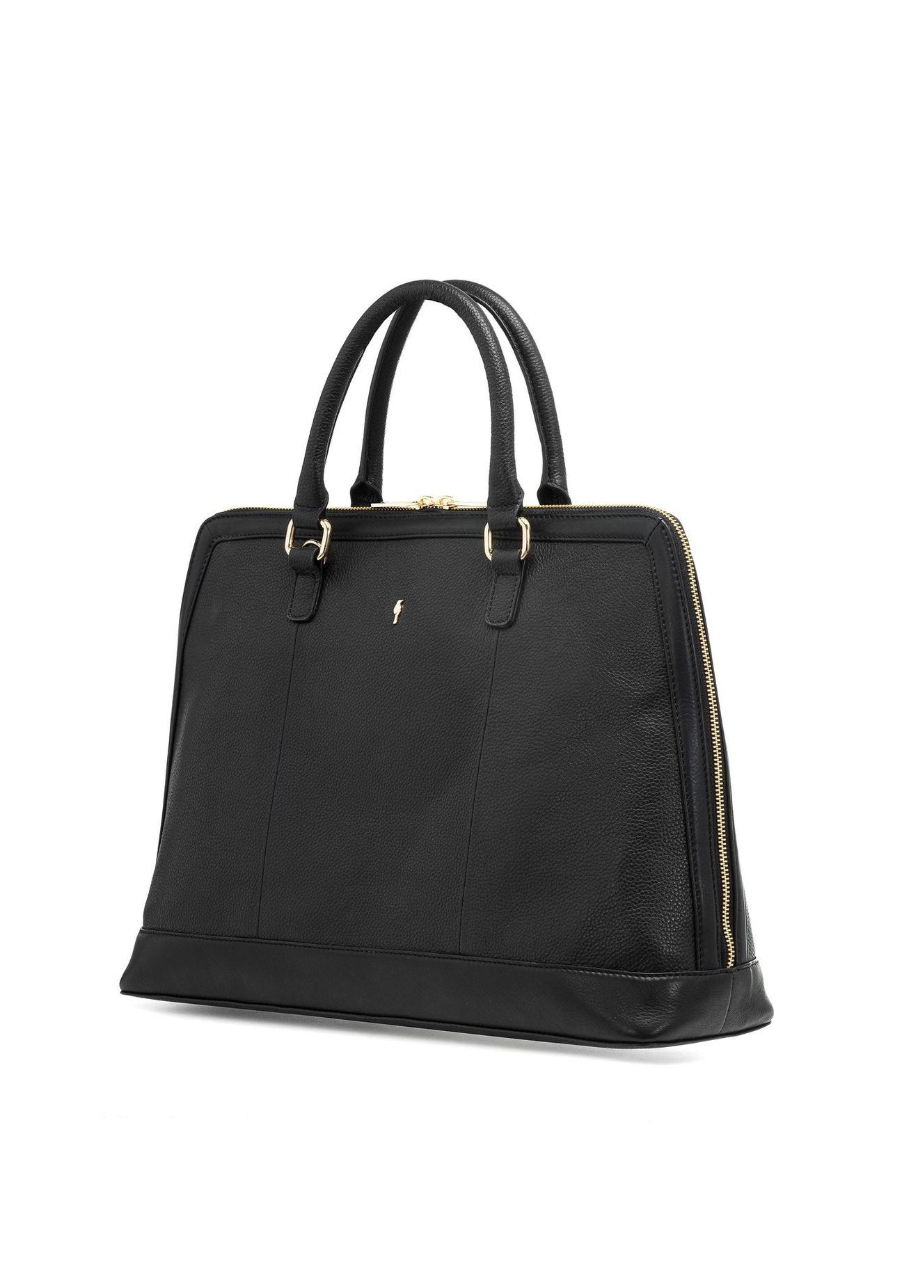 Czarna elegancka skórzana torba damska TORES-1094-99(W25)-02