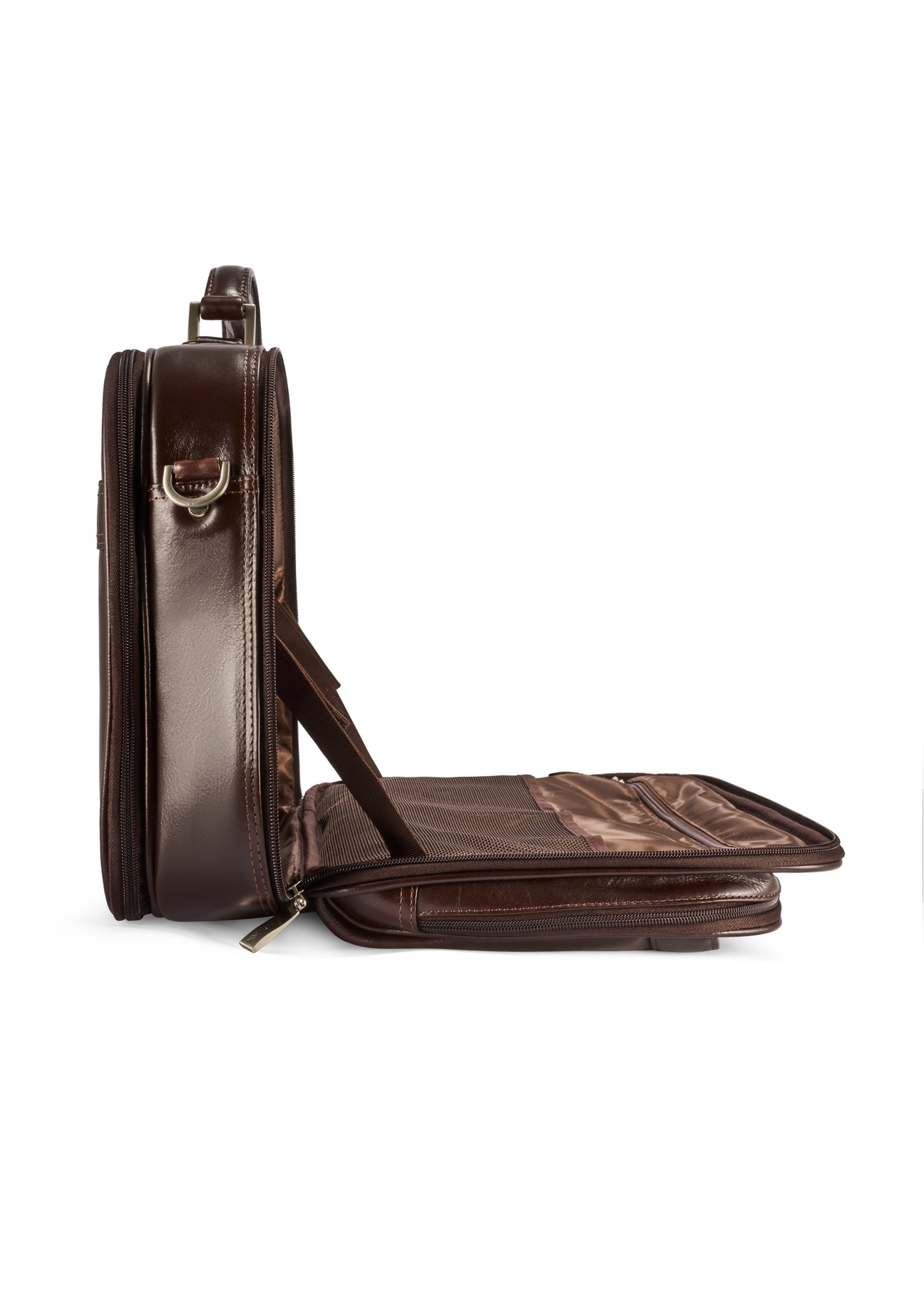 Brązowa skórzana męska torba na laptopa TORMS-0482-89(Z25)