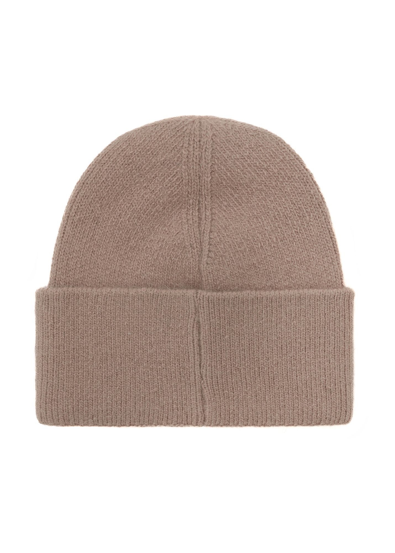 Wełniana czapka damska w kolorze brudnego różu CZADT-0076A-31(Z24)-02