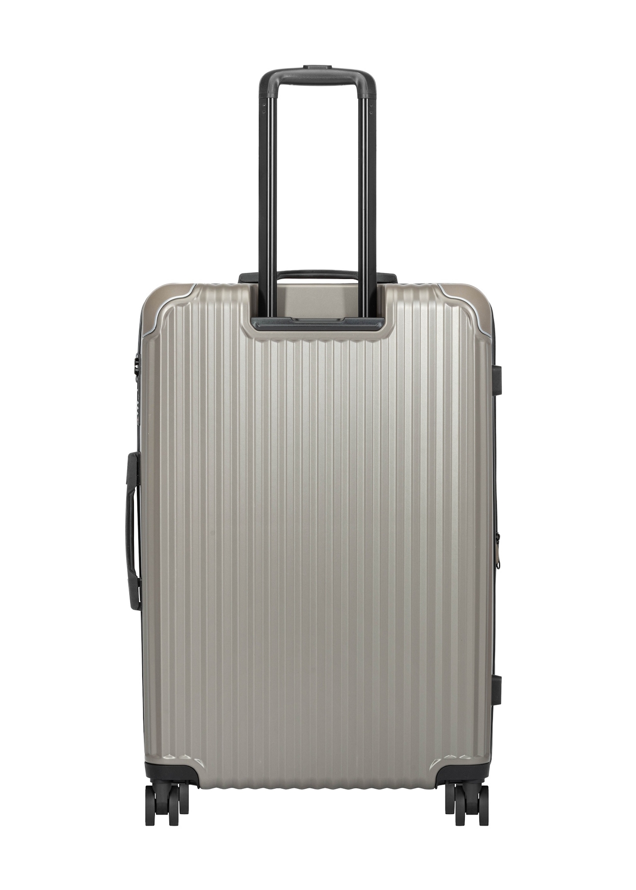 Komplet walizek twardych na kółkach 19"/24"/28" WALAB-0073-2X(W26), widok produktu z tyłu na białym tle.