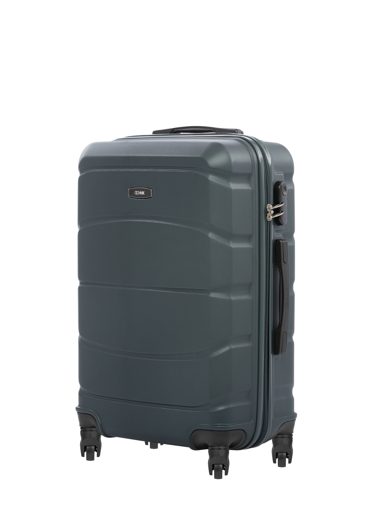 Komplet walizek na kółkach 19'/24'/28' WALAB-0077-8C(W26), widok produktu skosem na białym tle.