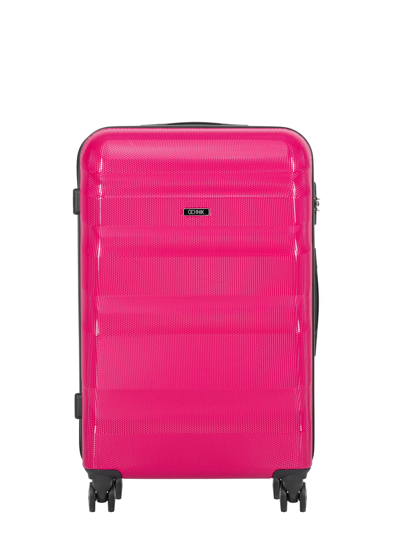 Komplet walizek na kółkach 19'/24'/28' WALPC-0012-5E(W26), widok produktu z przodu na białym tle.
