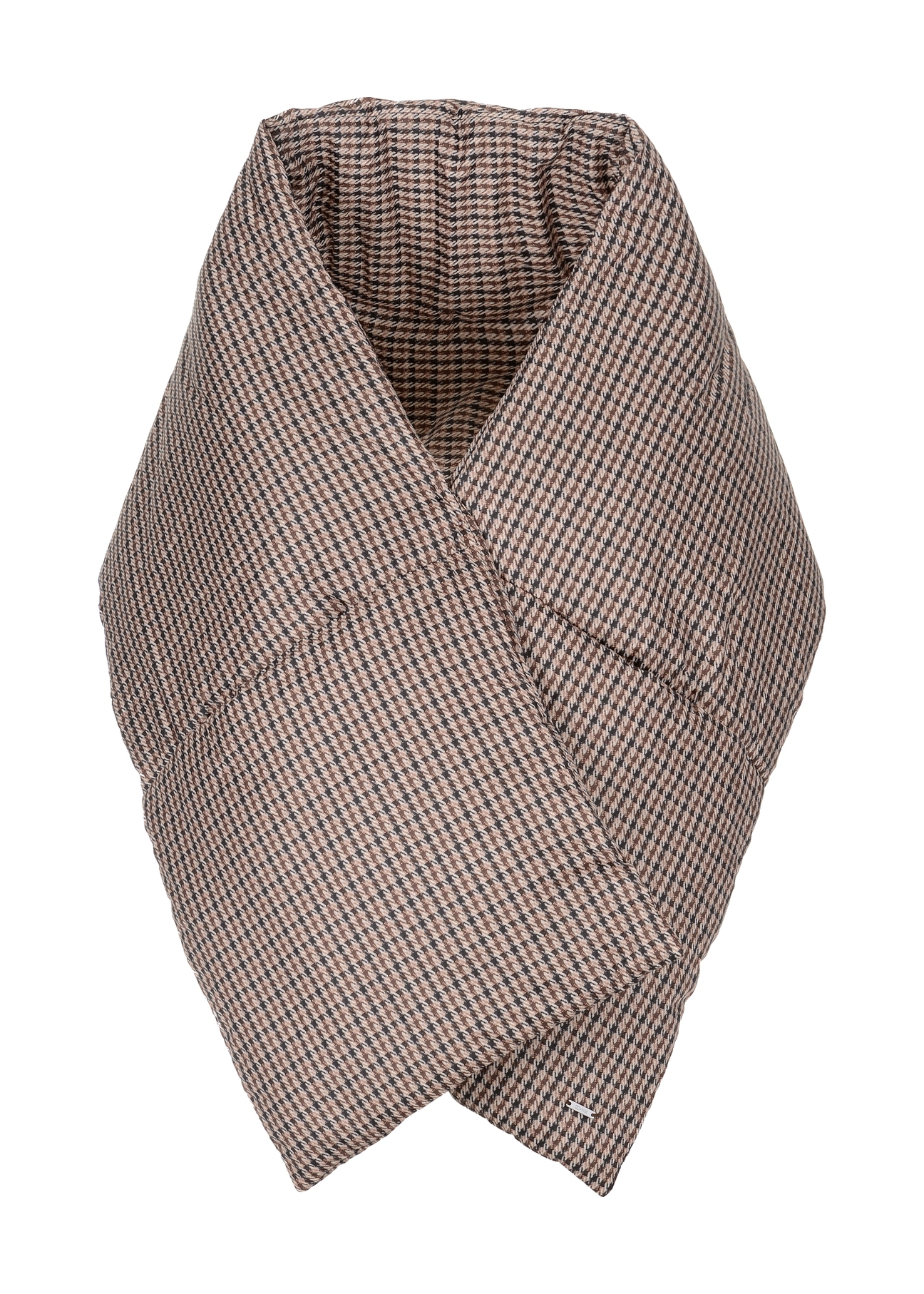 Puchowy szalik damski z kieszeniami SZADT-0162-89(Z23)-04