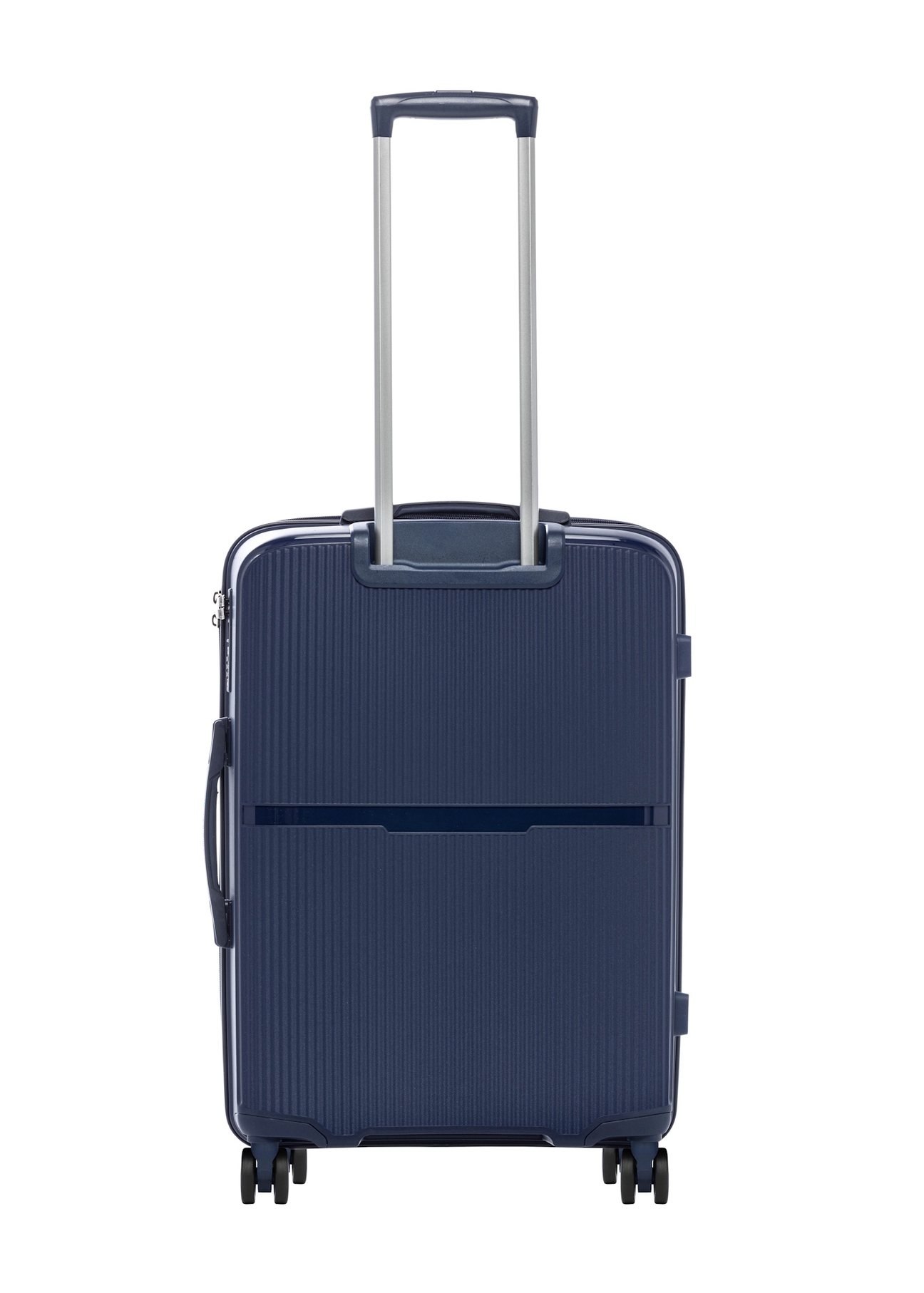 Komplet walizek na kółkach 19"/24"/28" WALPP-0026-7D(W26), widok produktu z tyłu na białym tle.