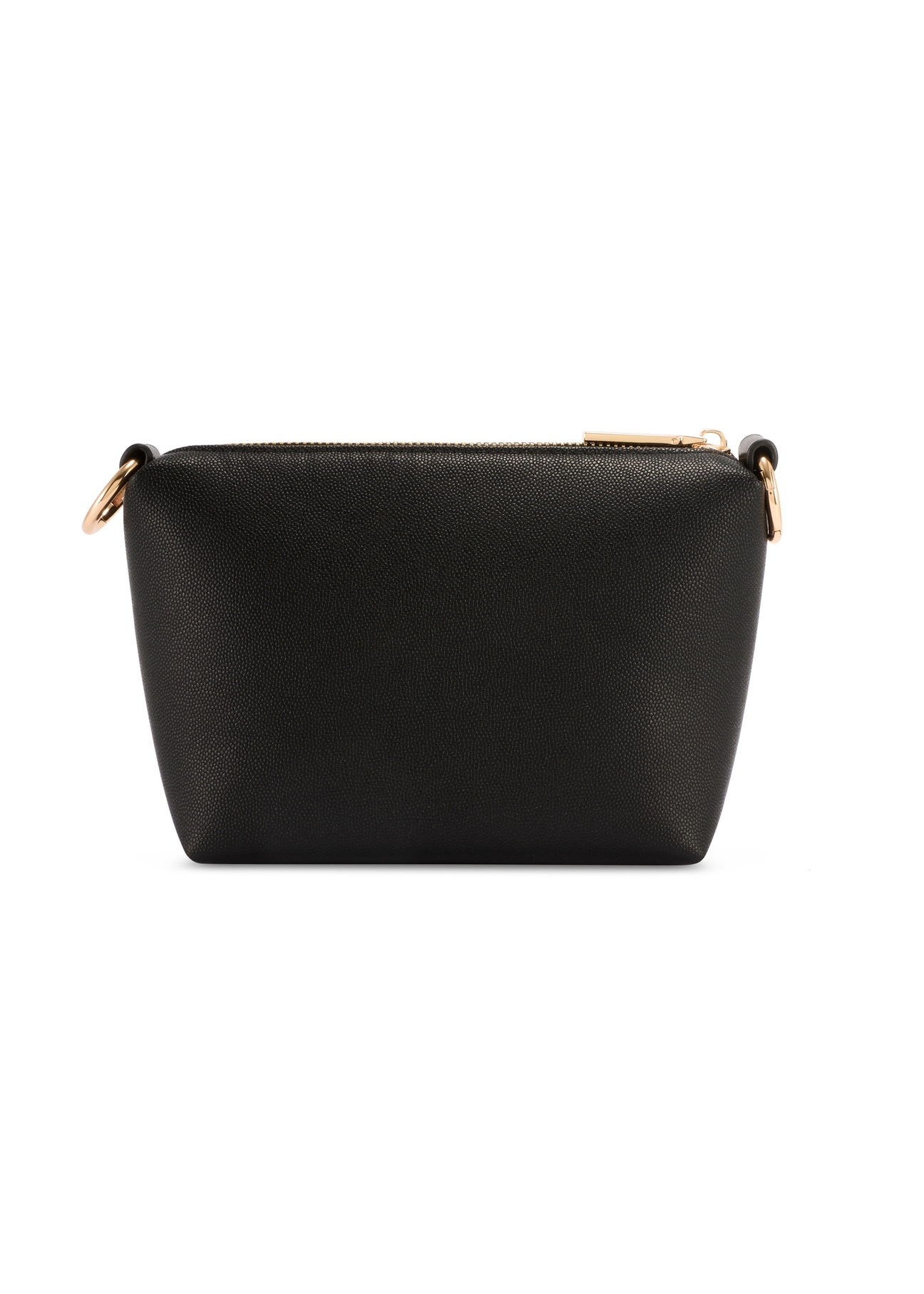 Mała czarna nieusztywniana torebka damska TOREC-0882-99(W26)