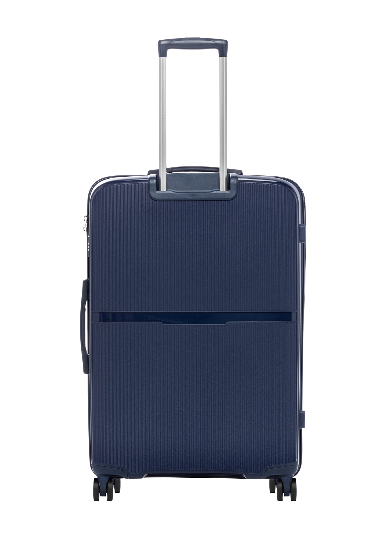 Komplet walizek na kółkach 19"/24"/28" WALPP-0026-7D(W26), widok produktu z tyłu na białym tle.