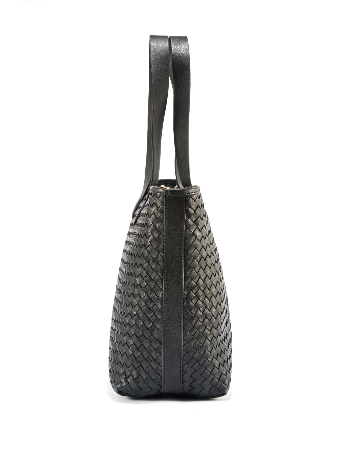 Skórzana czarna torebka shopper damska TORES-1107-99(W25)-03