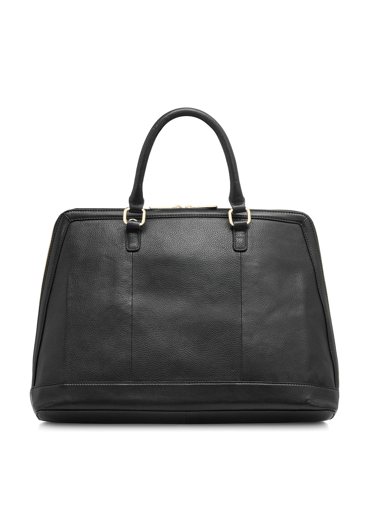 Czarna elegancka skórzana torba damska TORES-1094-99(W25)-04