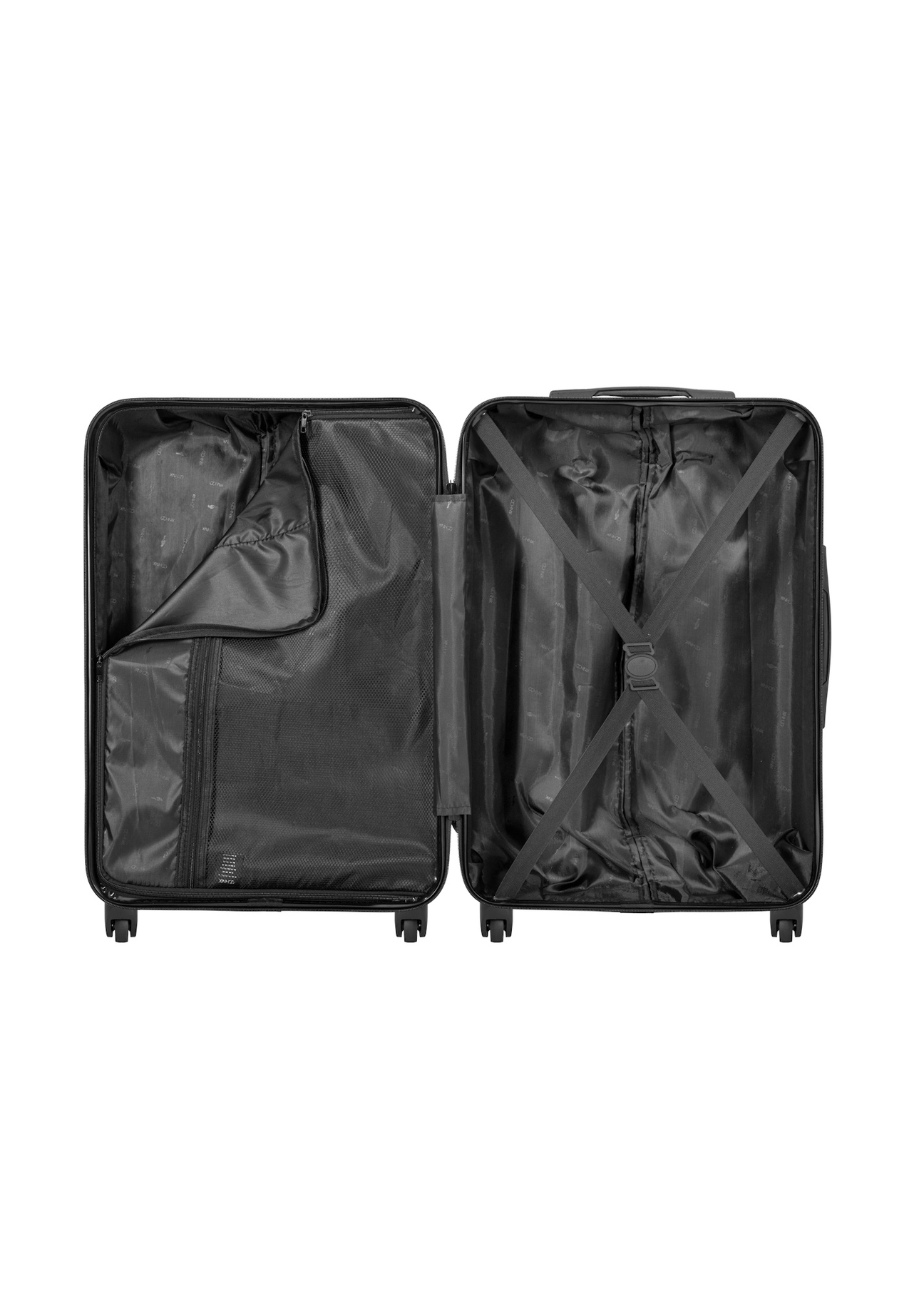 Komplet walizek na kółkach 19"/24"/29" WALAB-0082-99(W26), widok produktu w środku na białym tle.