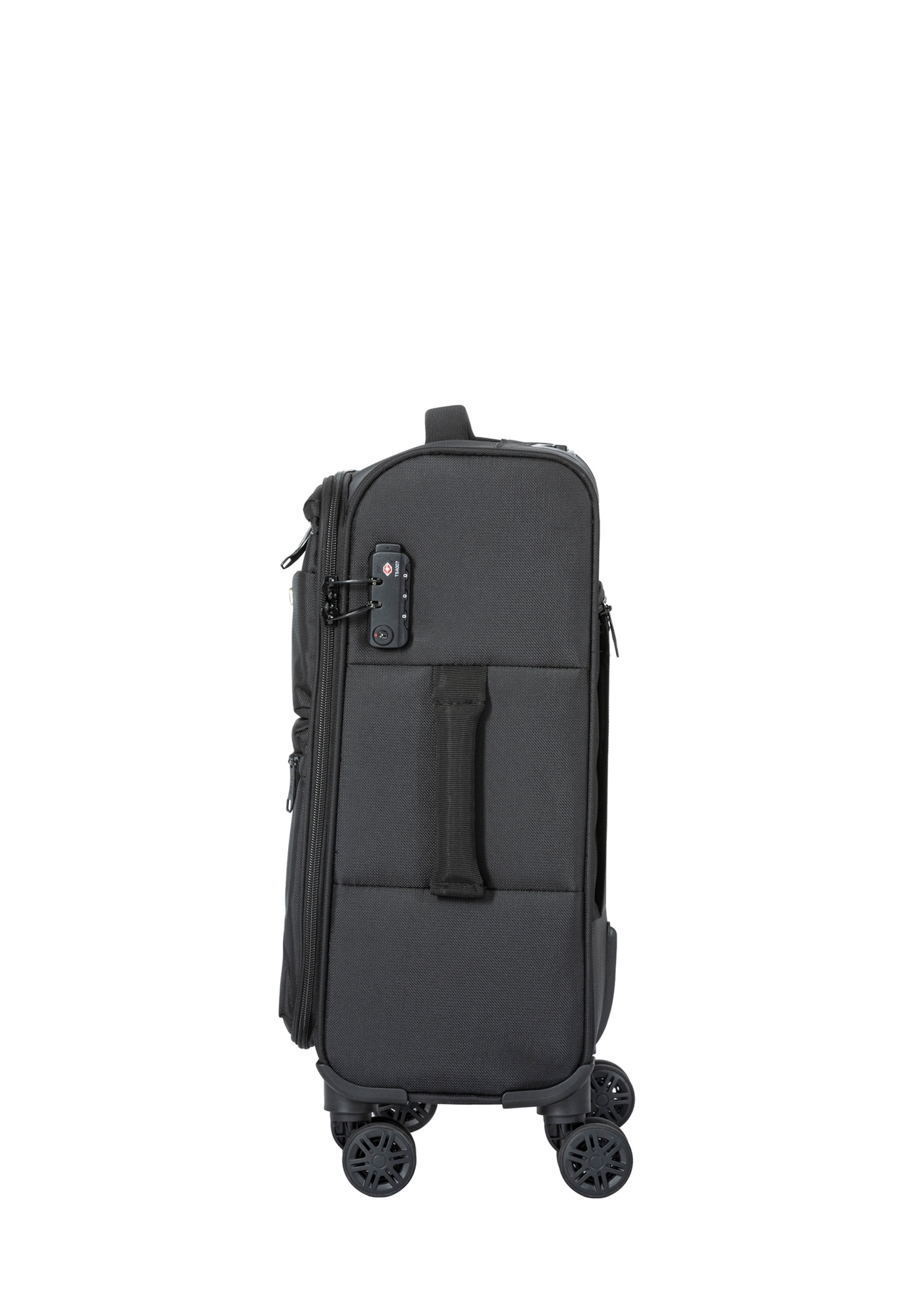Komplet walizek na kółkach 19"/24"/28" WALNY-0048-99(W26), widok produktu z boku na białym tle.