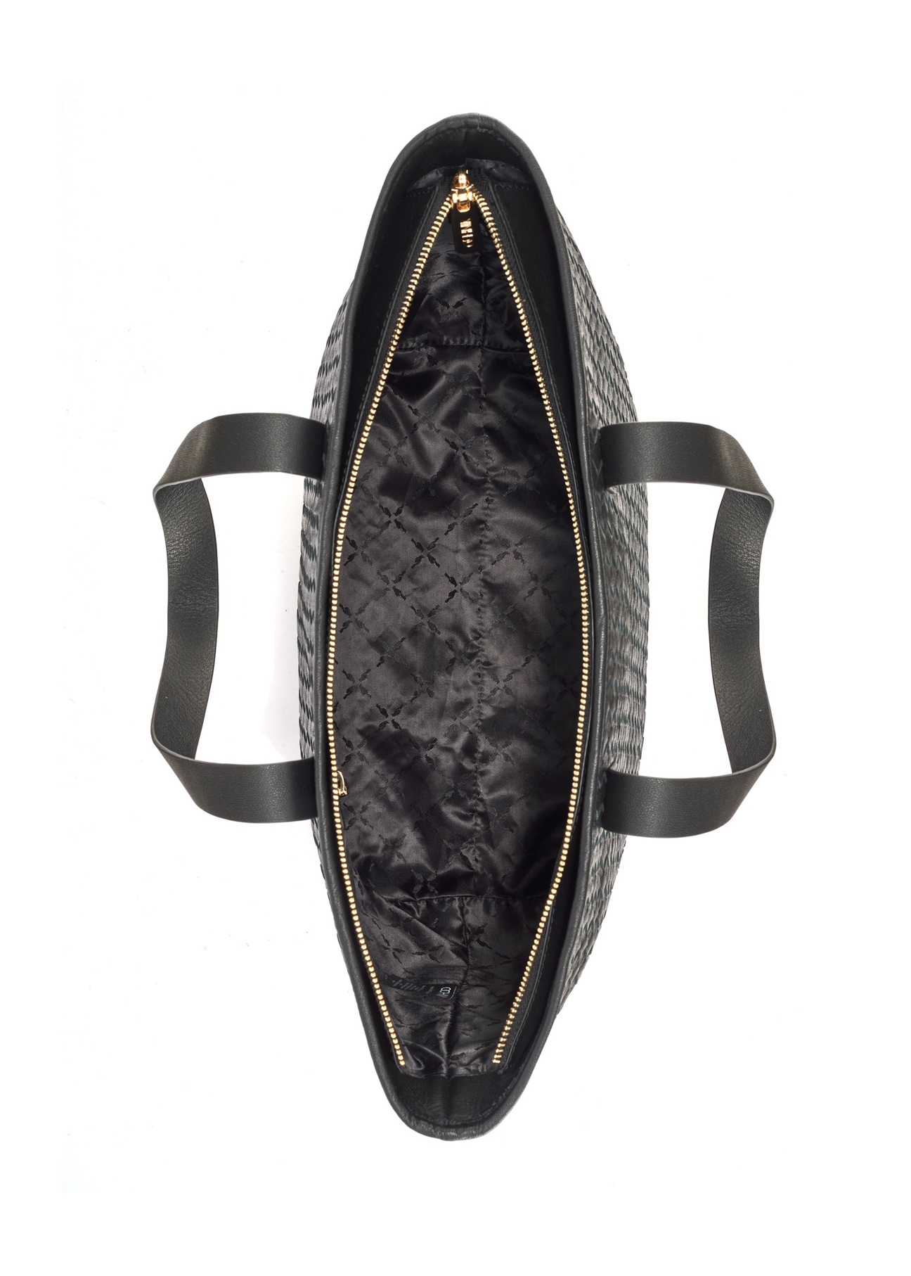 Skórzana czarna torebka shopper damska TORES-1107-99(W25)-05