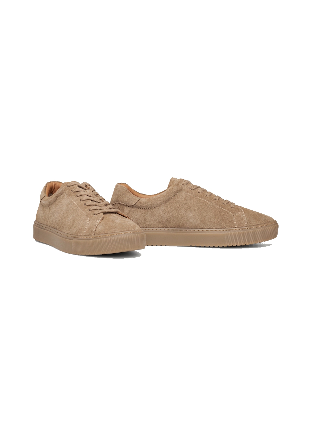 Skórzane buty męskie w kolorze chłodnego beżu BUTYM-0503A-1K(W26)
