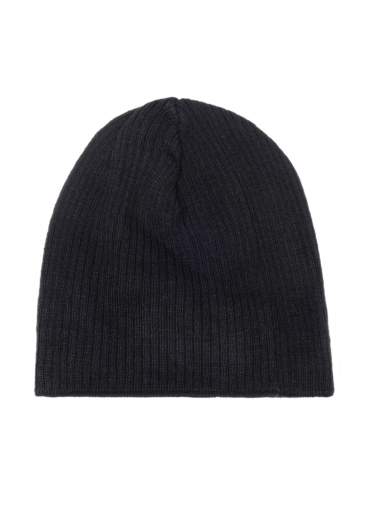 Klasyczna czarna czapka zimowa męska CZAMT-0046A-99(Z25)