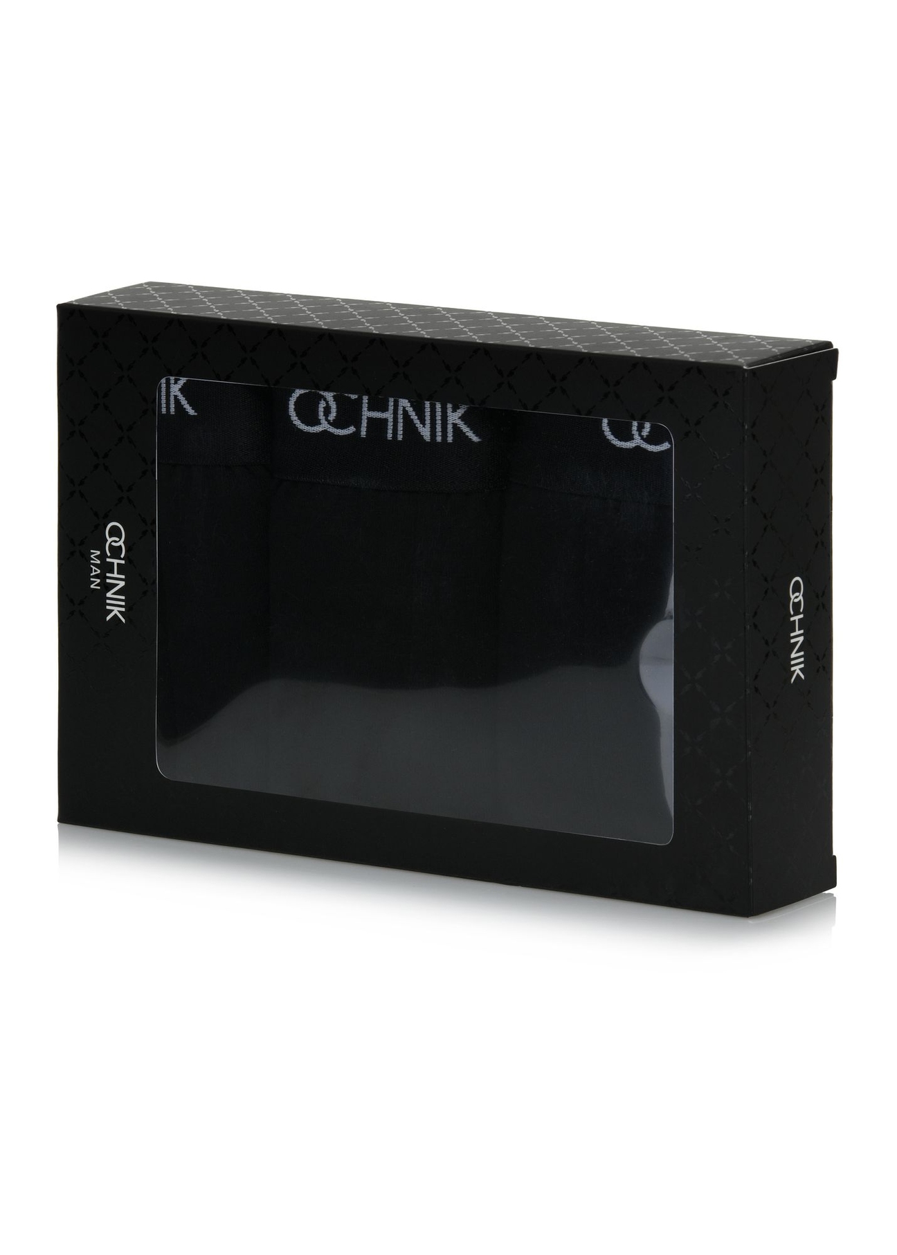 Trójpak czarnych slipów męskich ZESMS-0001-99(Z24)-03