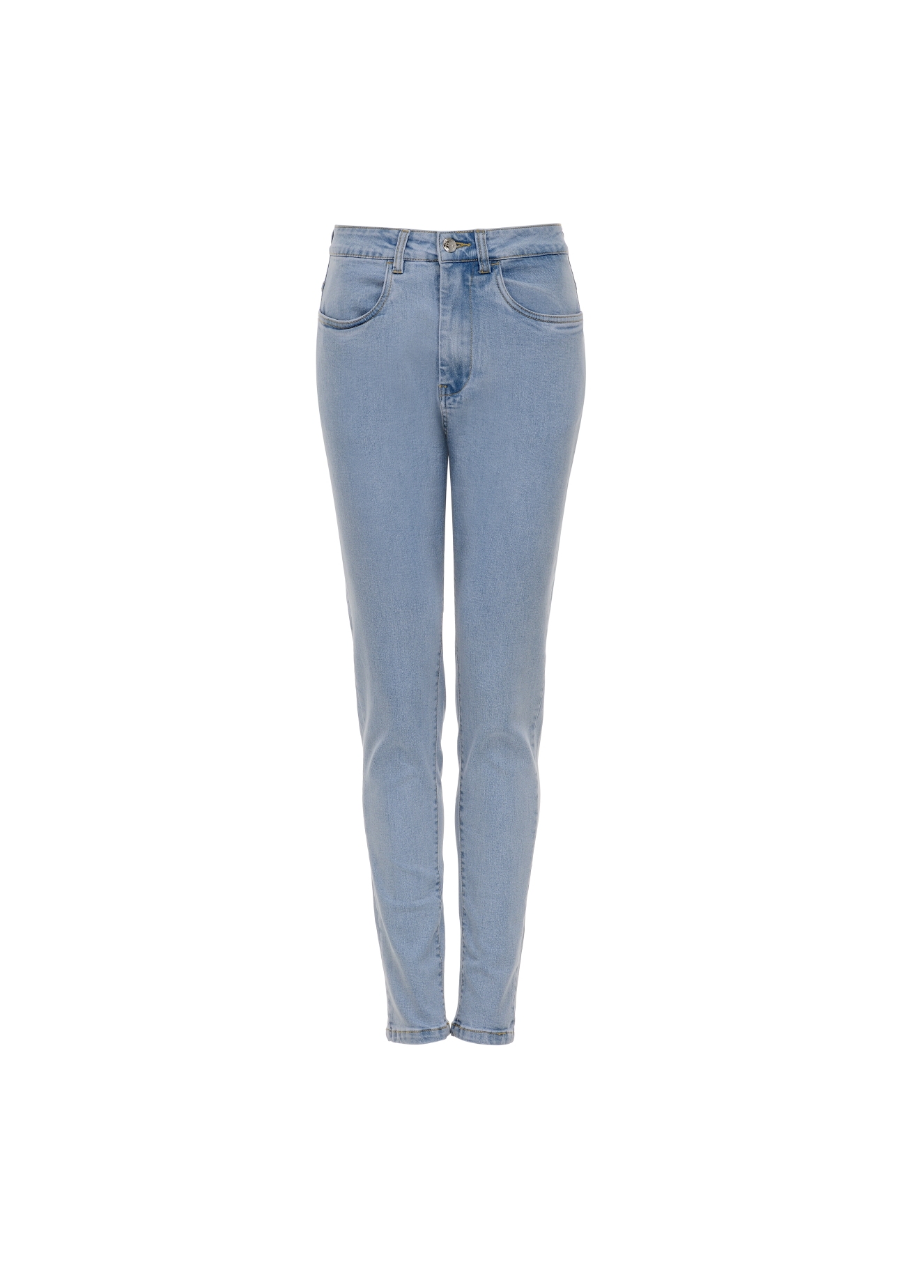 Jasne spodnie jeansowe damskie JEADT-0005-61(W22)-02