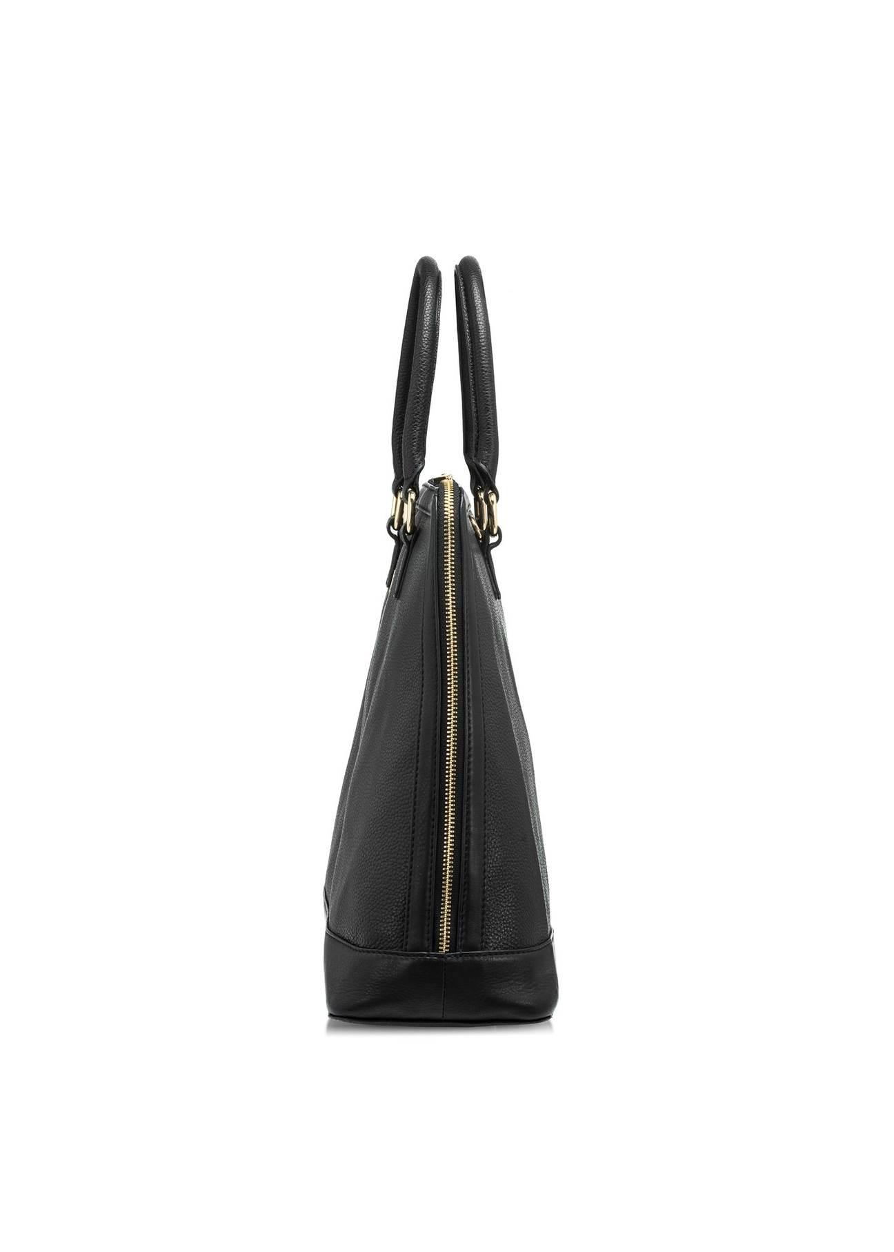 Czarna elegancka skórzana torba damska TORES-1094-99(W25)-03