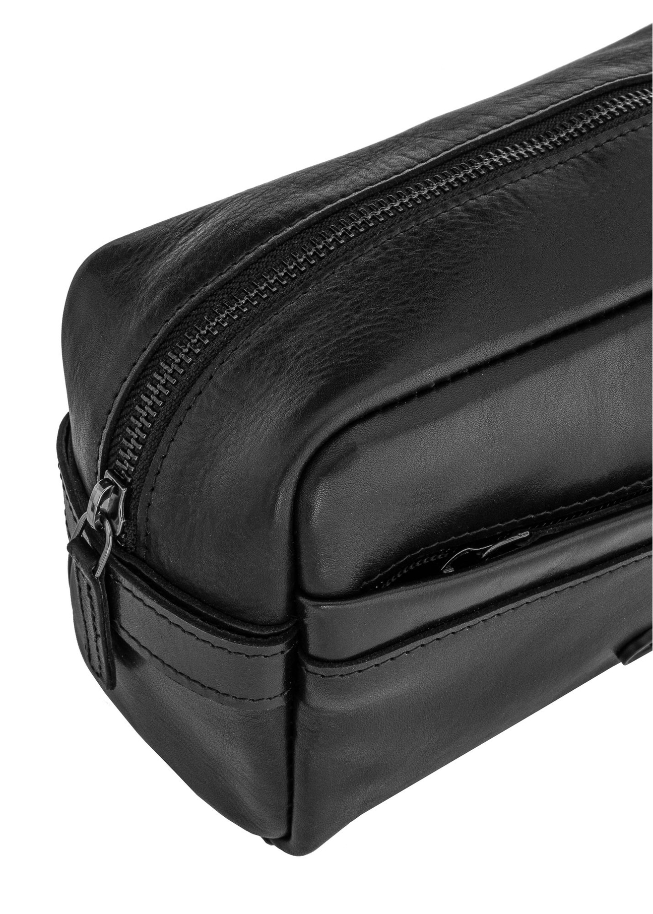 Czarna skórzana kosmetyczka męska TORMS-0432-99(Z24)-07