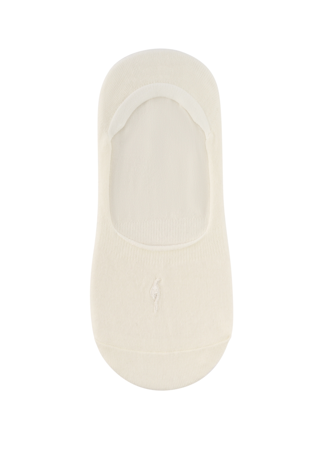 Kremowe stopki damskie SKADT-0052B-0B(W26), widok produktu z przodu na białym tle.