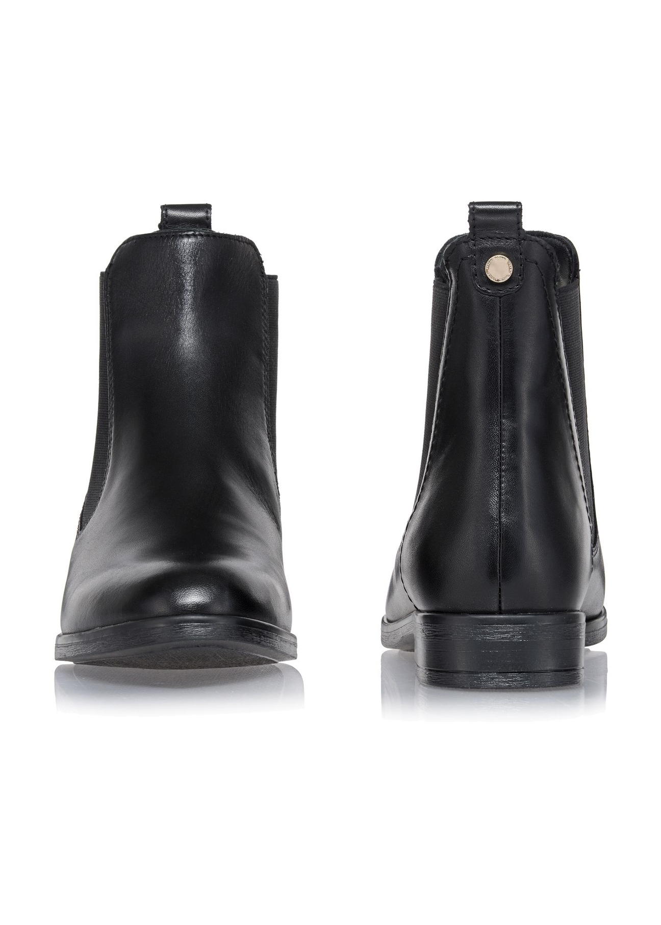 Klasyczne skórzane botki damskie BUTYD-1009-99(Z23)-06