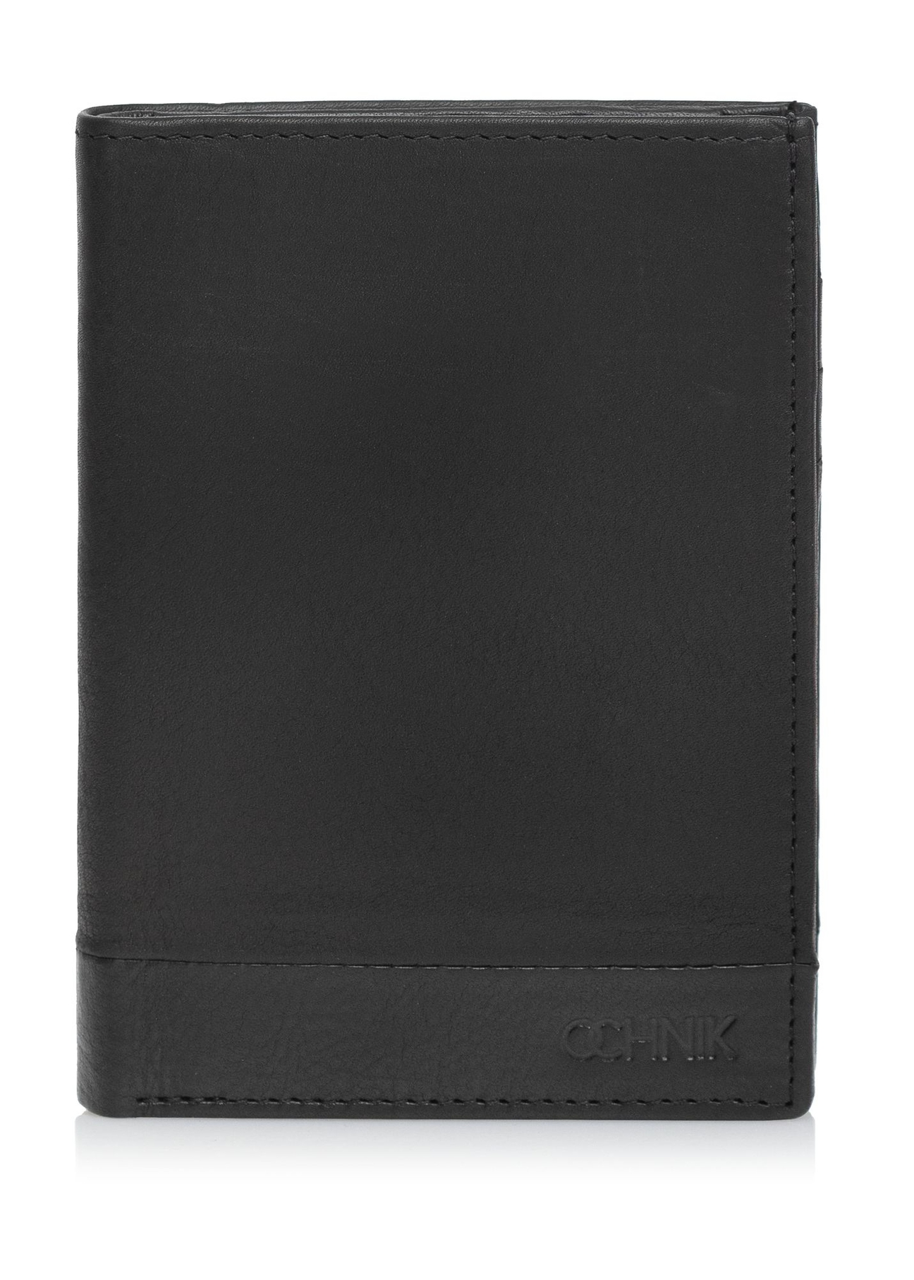 Czarny skórzany portfel męski PORMS-0621-99(Z24)-01
