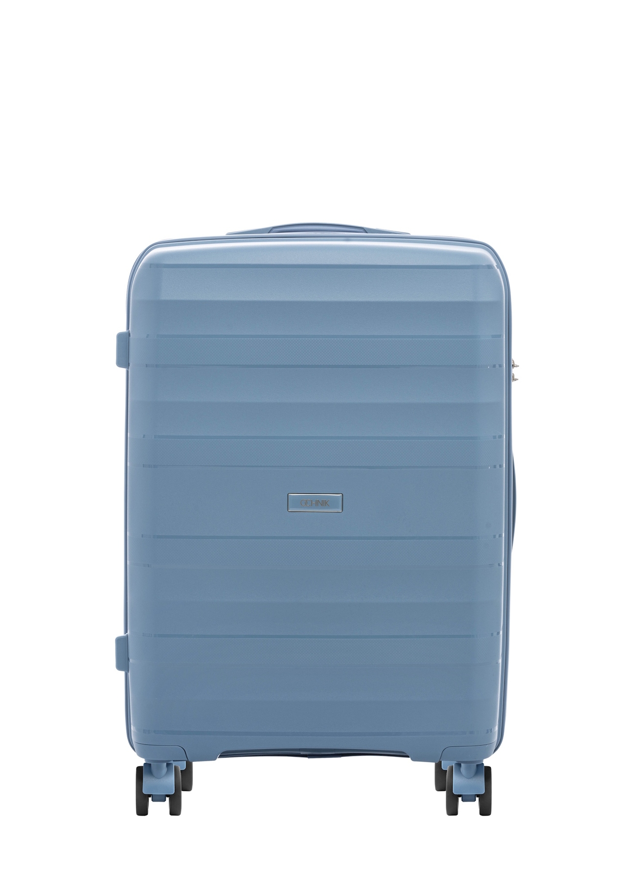 Komplet walizek na kółkach 19"/24"/28" WALPP-0024-7A(W26), widok produktu z przodu na białym tle.