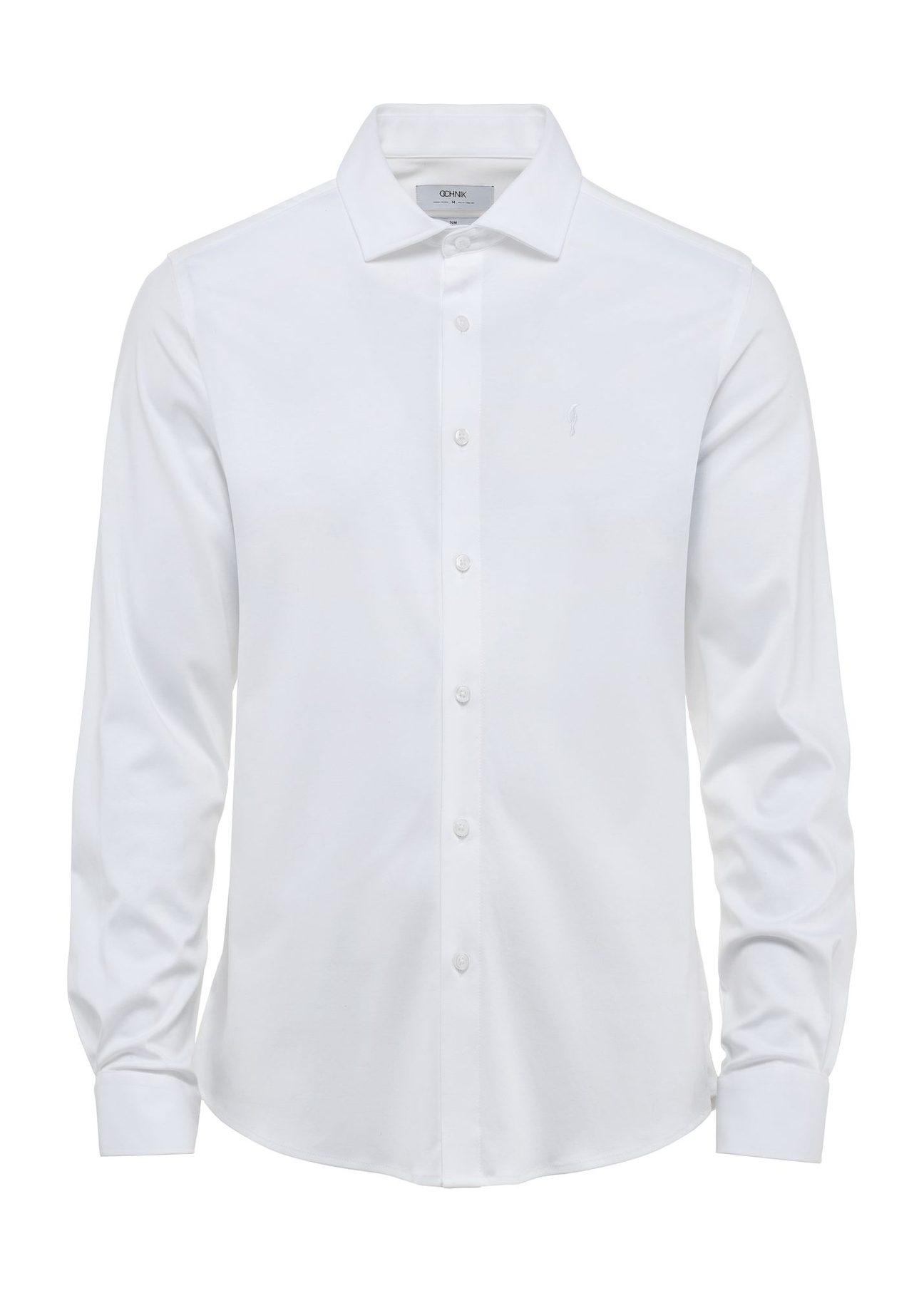 Biała elegancka koszula męska KOSMT-0339-11(W25)-06