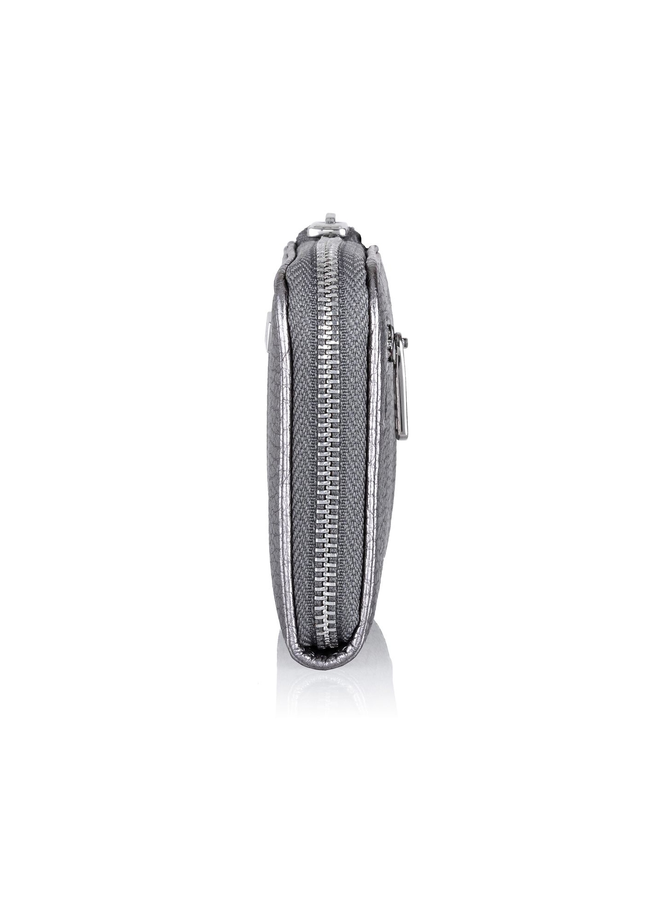 Mały srebrny portfel damski PORES-0838-92(W23)-03